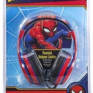 Spiderman Kids Headphones, Adjustable Headband, Stereo Sound.​​​